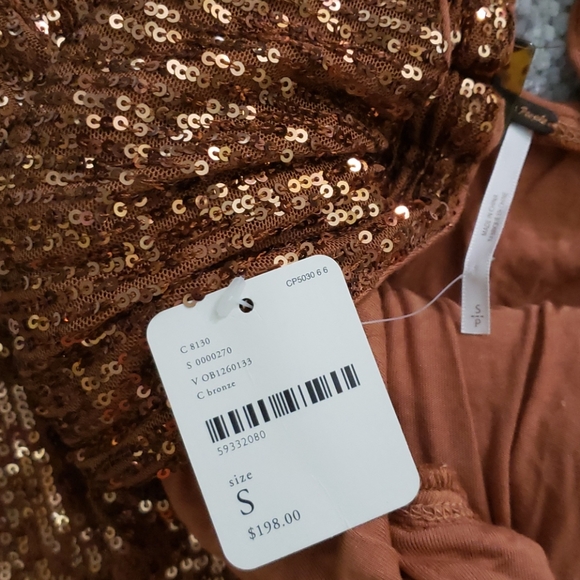 Free People | Zuri Sequin Set in Bronze - Picture 8 of 9